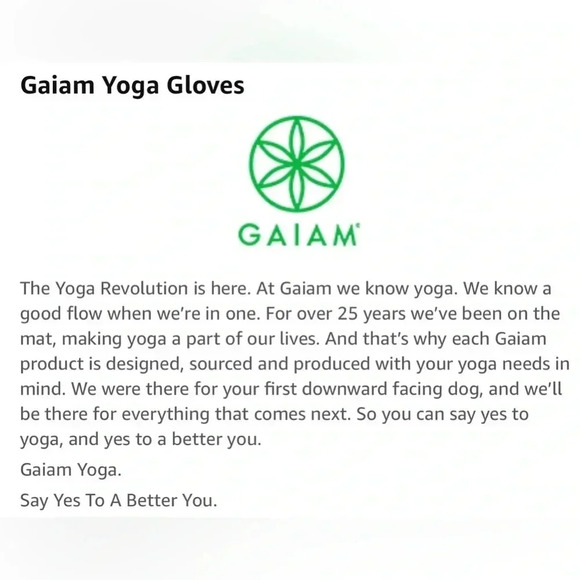 🆕Gaiam Yoga  Gloves - Picture 4 of 16